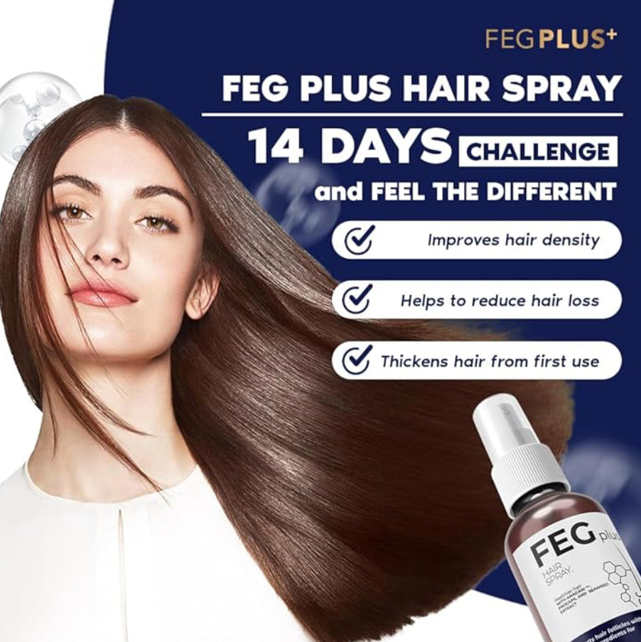FEG Plus and Strong Hair Growth Spray (Original)