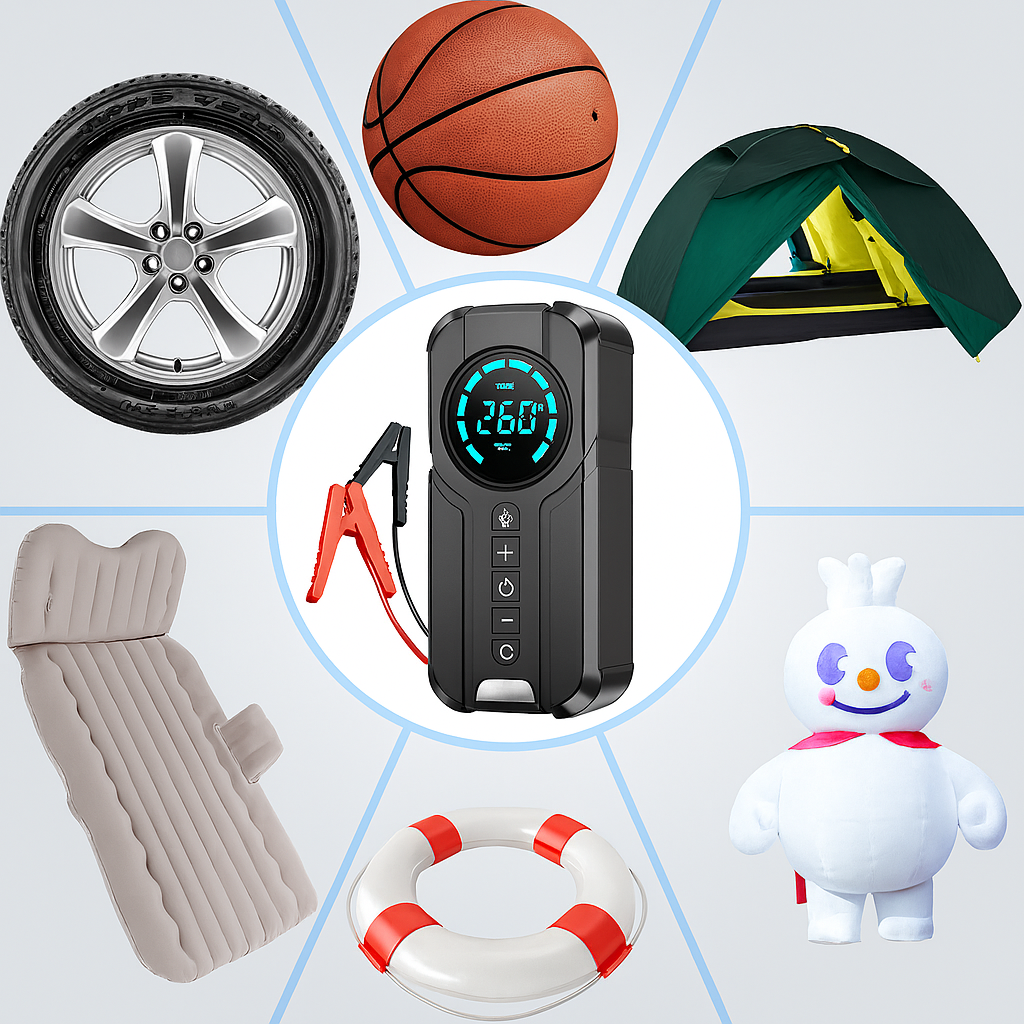 Tijarat™ Jump Starter With Air Pump هيكساليفينغ™ جهاز تشغيل البطارية مع منفاخ هواء