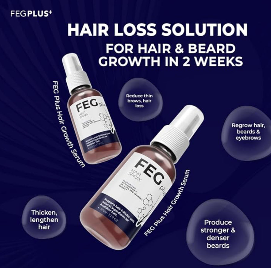 FEG Plus and Strong Hair Growth Spray (Original)
