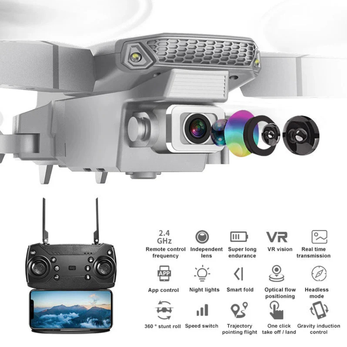 **E99 Drone 4K – Capture the Sky in Stunning Ultra HD!**