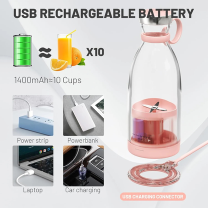 **Power Mix Juicer Blender Bottle – Blend, Shake & Go Anytime!**