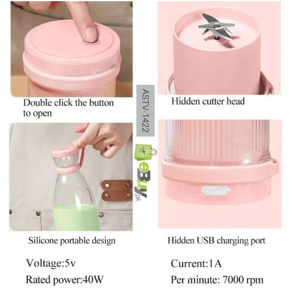 **Power Mix Juicer Blender Bottle – Blend, Shake & Go Anytime!**