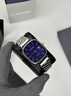 Casio Vintage, Blue, silver, Black Men's Watches